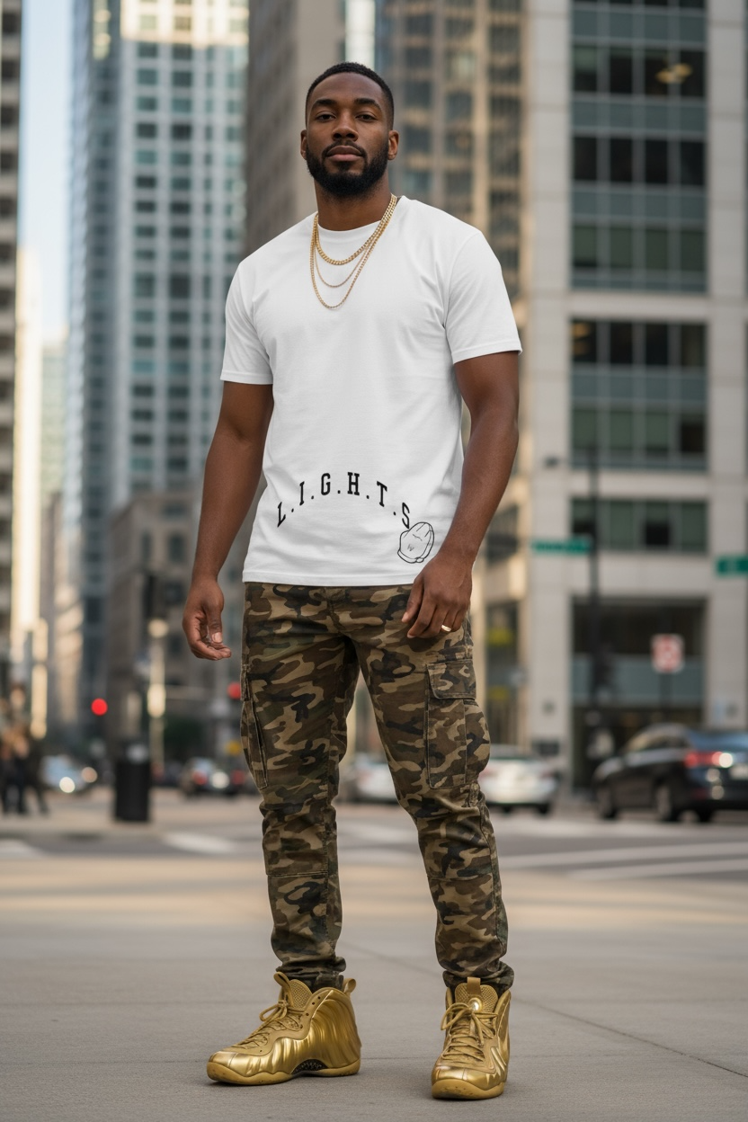 “LIGHTS, Please” Short Sleeve T-Shirt